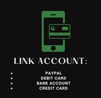 link account paypal debit bank credit card